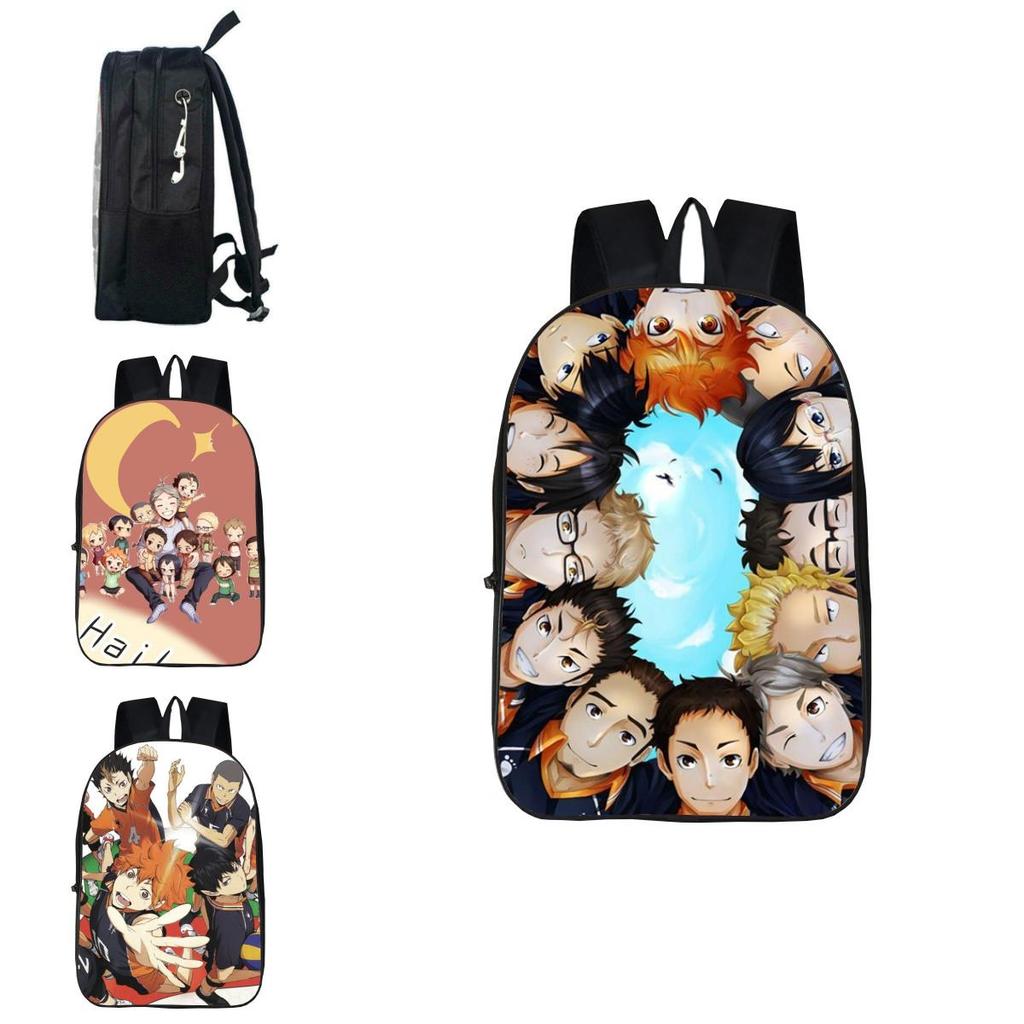Versatile Anime Haikyuu Backpack With Durable Material And Multiple Storage Compartments