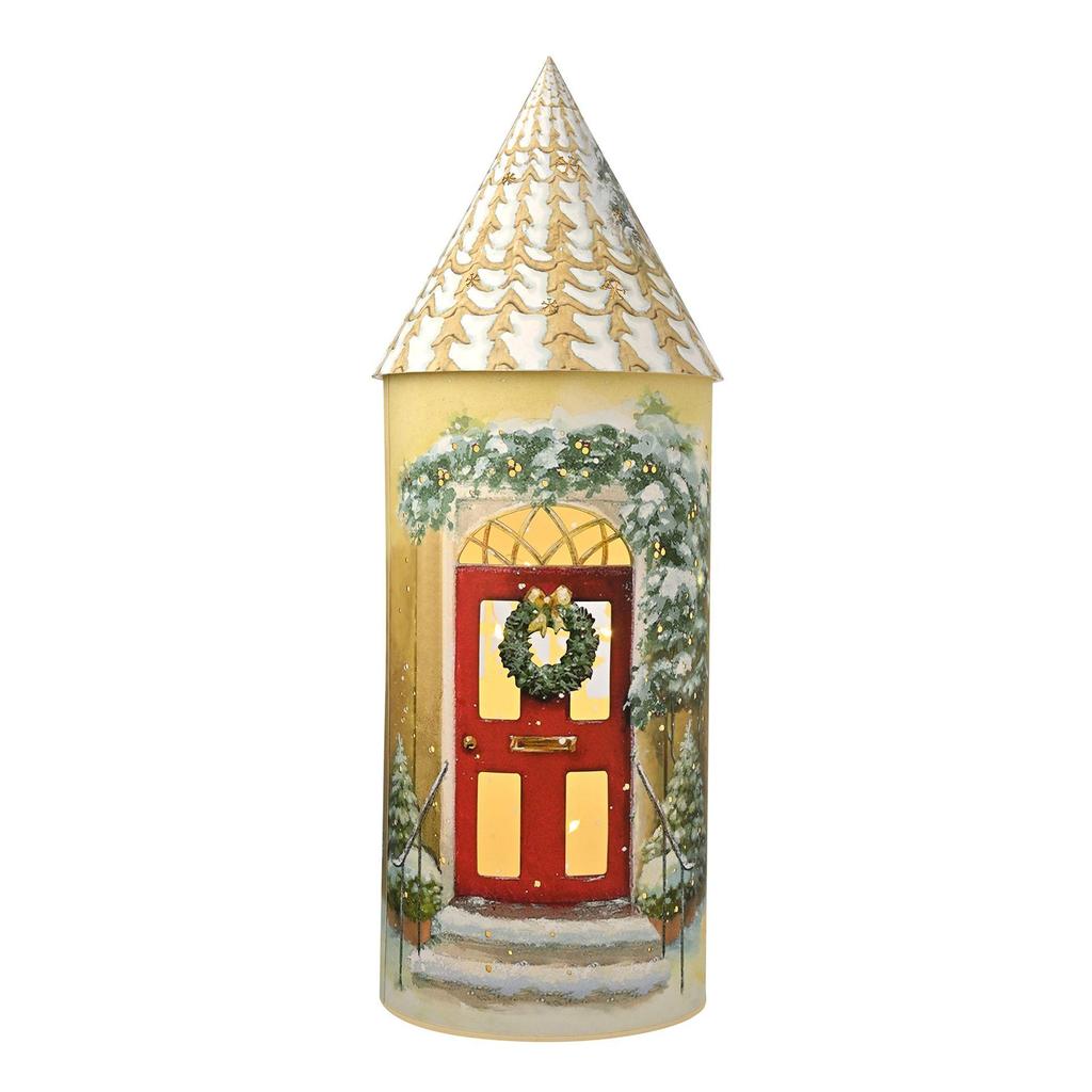 Regal Tidings LED Large Round House Lantern - Toy Shop