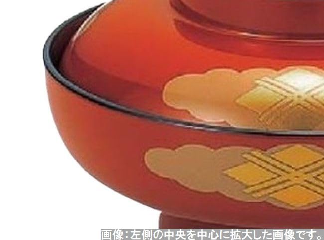 Boîte Jubako à l'anguille style japonais J-kitchens (Boîte Jubako Unagi) 16.5x16.5x9.3cm Fabriqué au Japon PNO.341649