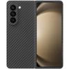 Coque pour Samsung Galaxy Z Fold6 5G, Coque en Fibre d'Aramide, Noir