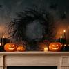 Wall-Mounted Halloween Black Branch Garland Artificial Twisted Twigs Bare Thorn Garland Gothic Style Household Wall Room Decor