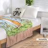Guess How Much I Love You Spring Classic Rabbit Illustration Throw Blanket Blankets and Throws Single Blanket Travel Blanket