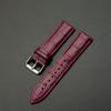High-quality leather strap calfskin watch with bamboo pattern color strap pin buckle strap, watch accessories