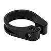 Bike Seat Post Clamp 31.8mm Aluminium Alloy CNC Cutting Ergonomic Hollow Design   Seatpost Clamp