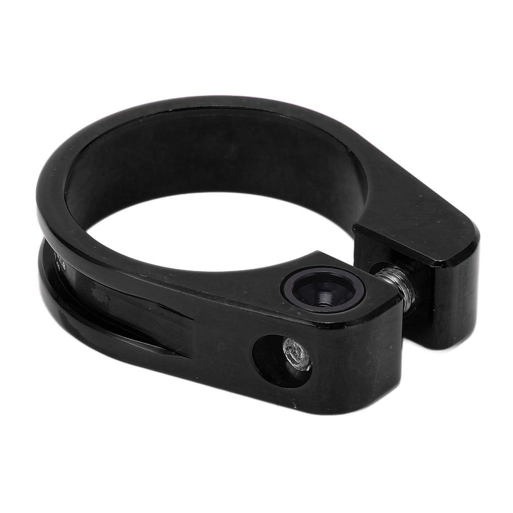 Bike Seat Post Clamp 31.8mm Aluminium Alloy CNC Cutting Ergonomic Hollow Design Seatpost Clamp