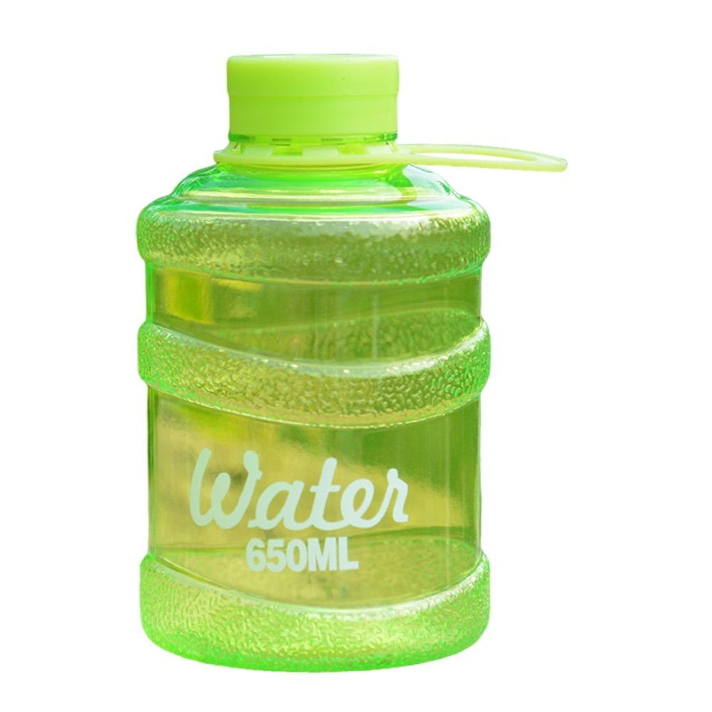 Fruit Tea 650ml Bucket Cup Large Capacity Drop Resistant Plastic Cup Leak-proof Creative Design Water Bottle Student Use