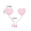 8mm Cute Heart Shape Motorcycle Rearview Mirror HD Anti-Glare Universal Electric Bike Scooter Battery Car Convex Mirror Decor