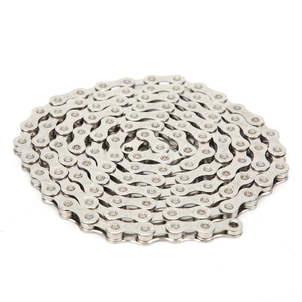 Corrente de Bicicleta ZTTO 9 Velocidades 116 Elos Corrente de Bicicleta com Elos para Ciclismo de Estrada Montanha Prata