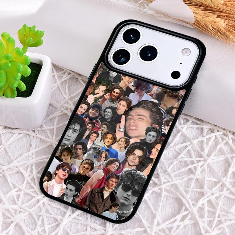 Timothee Chalamet Actor Shockproof Phone Case for iPhone 17 Air 16e 15 11 12 14 13 Pro Max Cover Coque