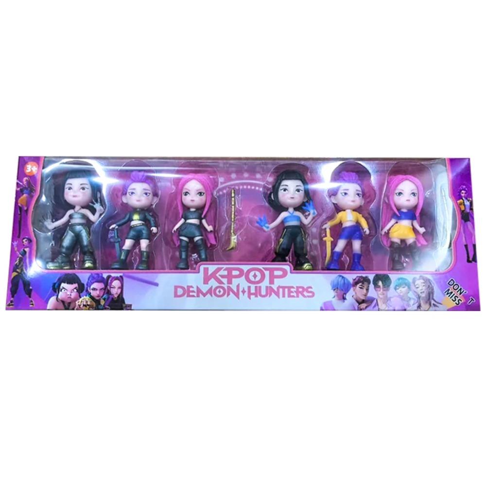 2026NEU Kpop Dämonenjäger Figur Modell Spielzeug PVC Cartoon Gaming Zubehör Schreibtisch Dekoration Sammlerfiguren Modell Spielzeug für Kinder