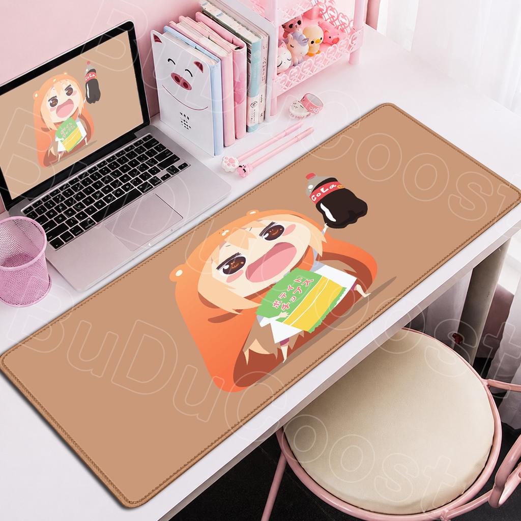 Kawaii Girl Doma Umaru Laptop E-sport Gaming Desktop Mats PC Rubber Accessories XXL Himouto Umaru-chan Non-slip Anime Mouse Pads
