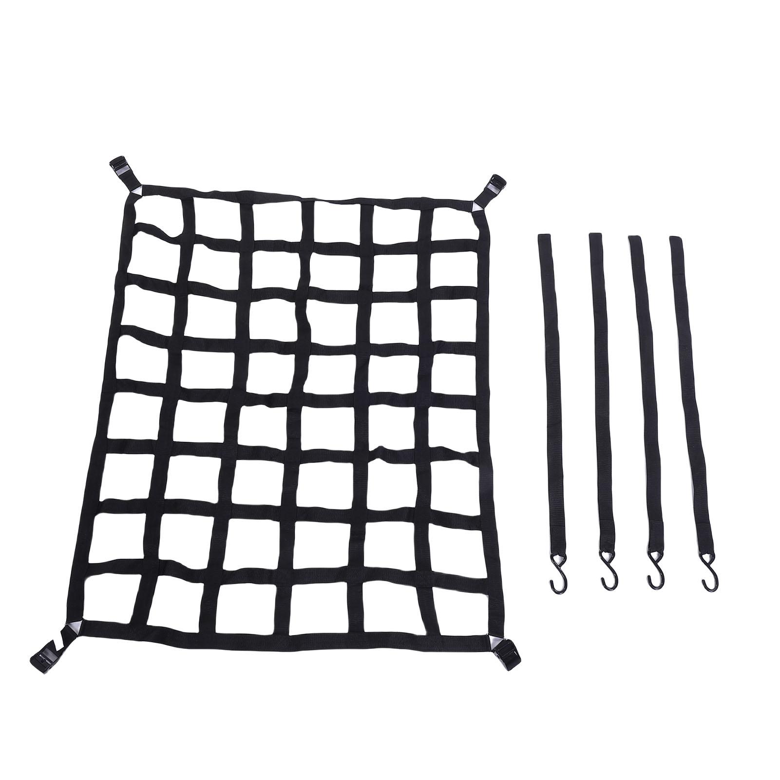 

Pickup Net Strong Load Bearing Multifunctional Heavy Duty Roof Rack Basket Net with S Hook