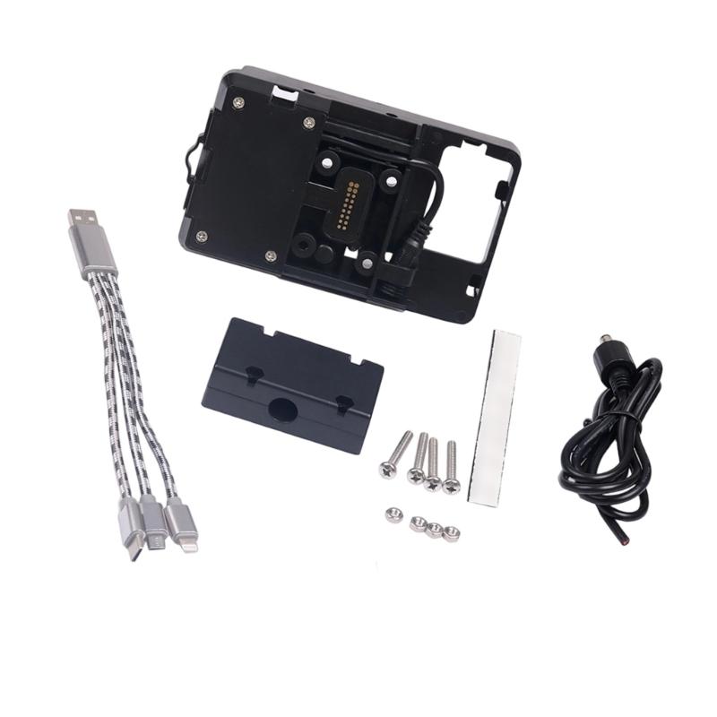 Premium Motorcycle Navigation Mount with Adjustable Ball Joints & Vibration Damping Technology for Motorcycle