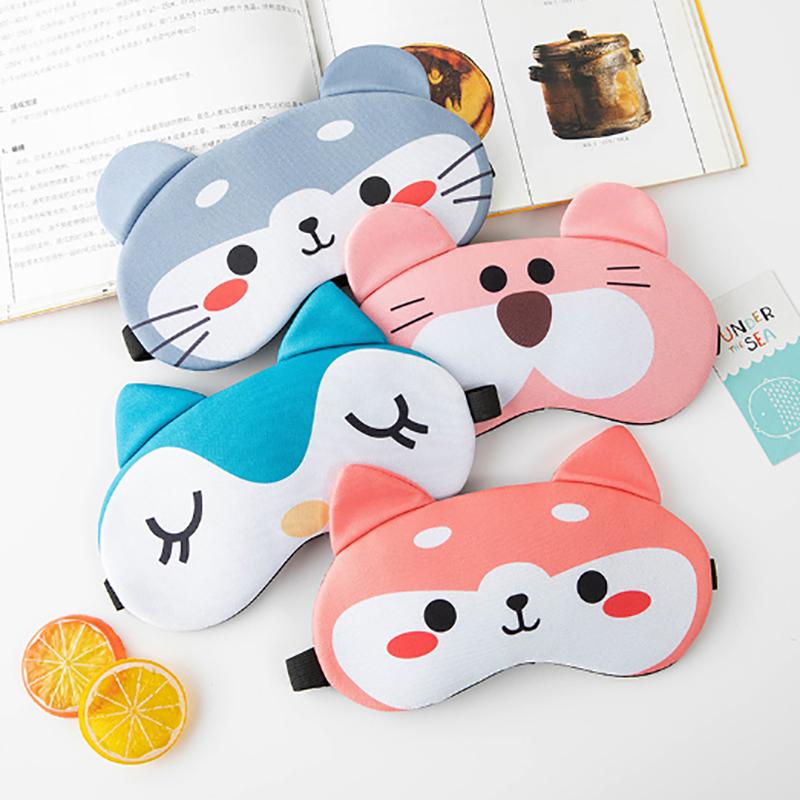 Anime Sleeping Eye Mask Søt Blindfold Eye Cover Mask Eyepatch Reise Hjem Øyne Slapp av Maske Øyenskygge