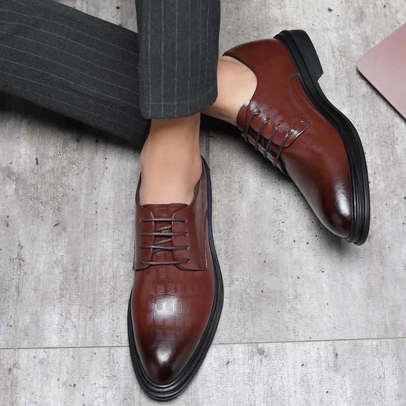Fashion Elevator Shoes Men Dress Shoes 3/6/8 Cm Men Formal Shoes Winter/Spring Classic Business Luxury Men Oxfords Footwear Suit Shoes
