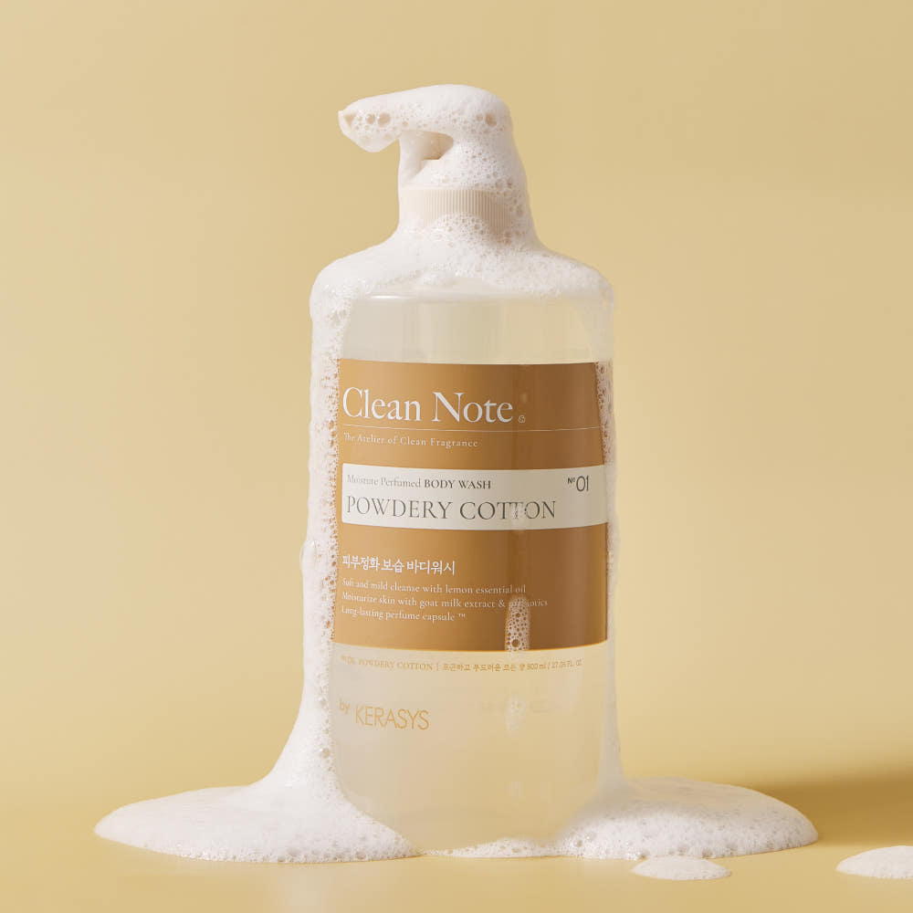 KERASYS Clean Note Perfume Body Wash Powdery Cotton 800ml
