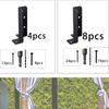 Adjustable Deck Post Anchor Base Brackets Patio Terrace Metal Post Brackets