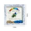 Sea Glass Graduation Frame Decor Class of 2026 Keepsake Gift Sea Glass Wall Art for Home Decoration Bookshelf Office