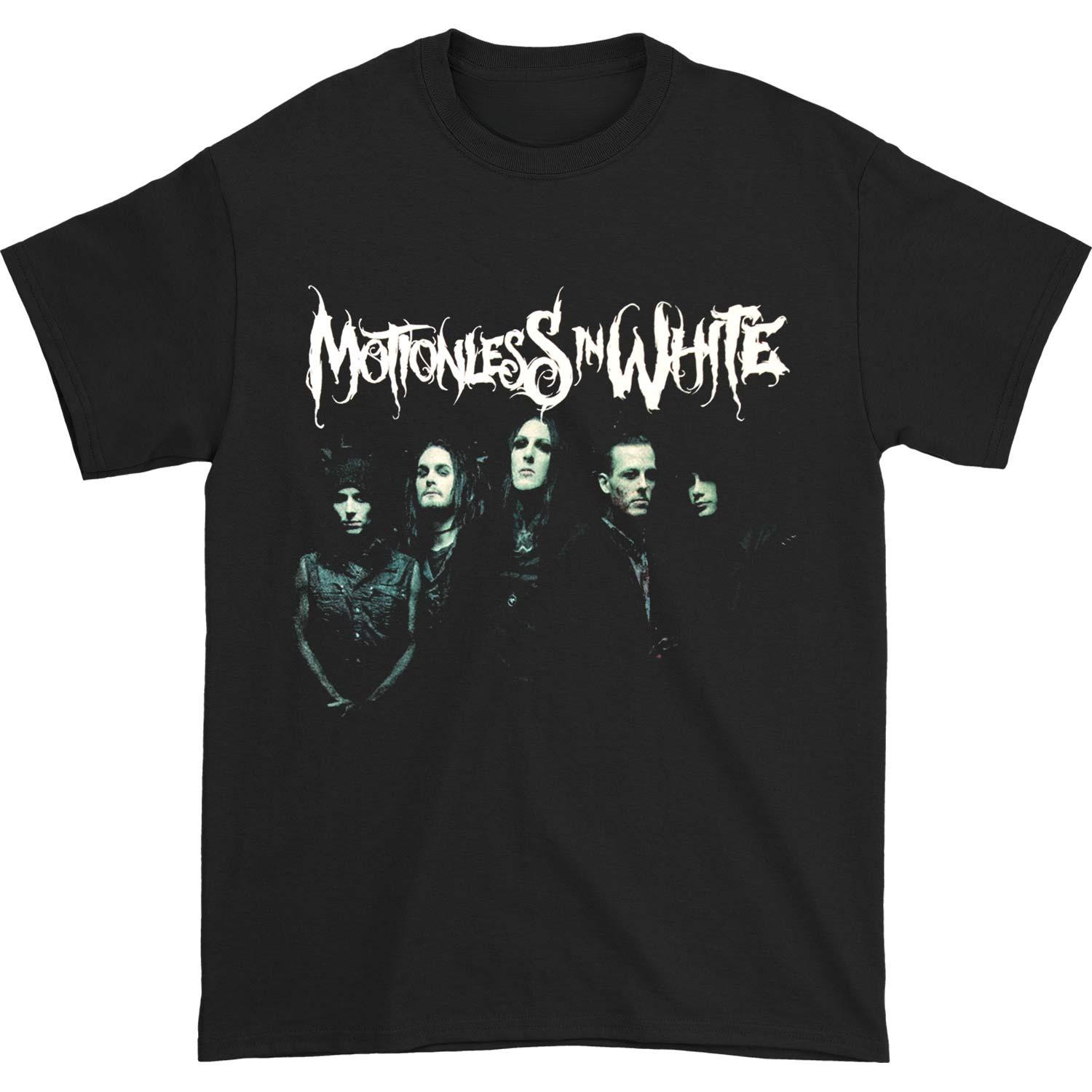 26 summer Motionless in White Group Casual TShirt Unisexs and Womens   Top S