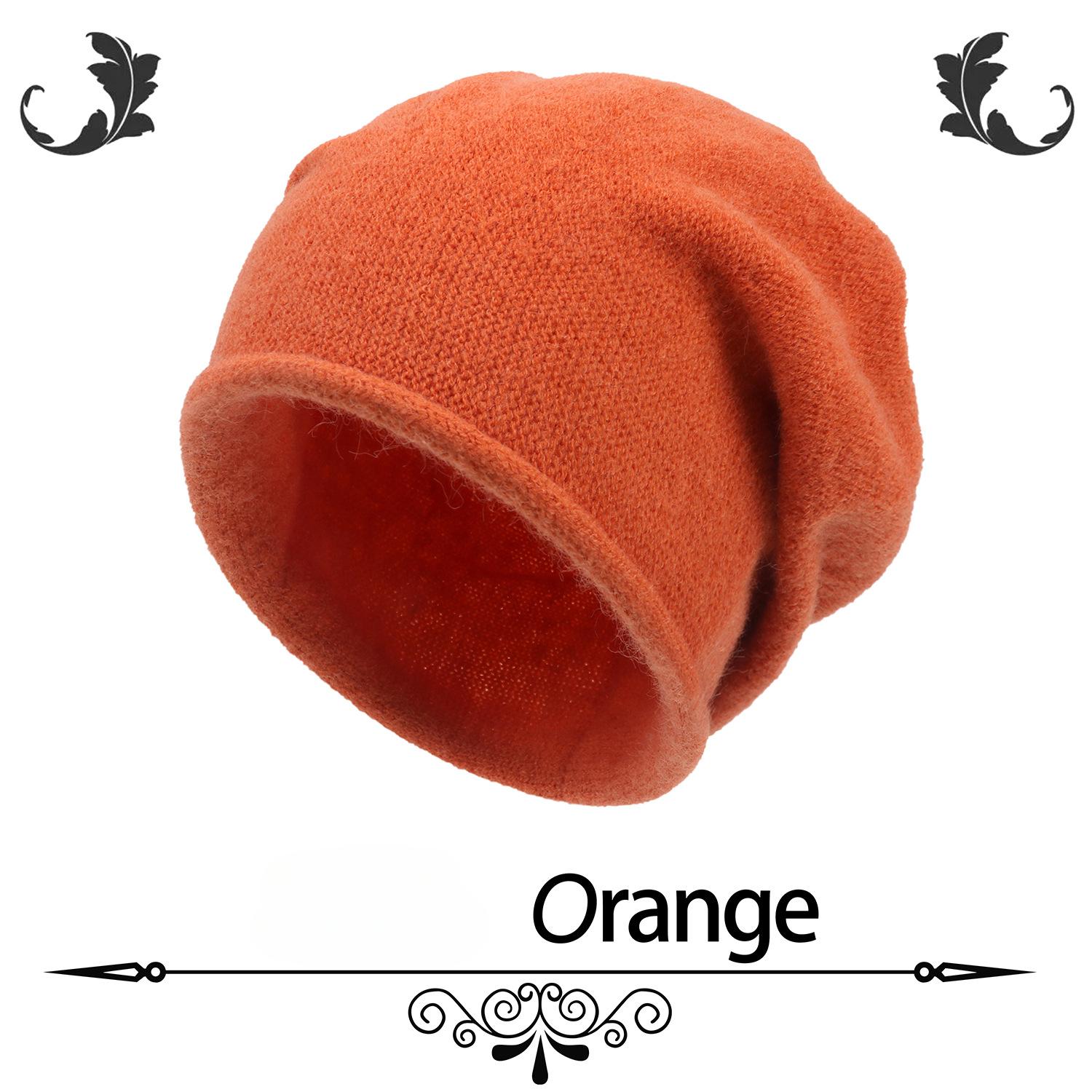 

Осенне-зимние шапки для женщин Теплые шапки с большой окружностью головы Холодные шапки Вязаные шерстяные шапки-пуловеры