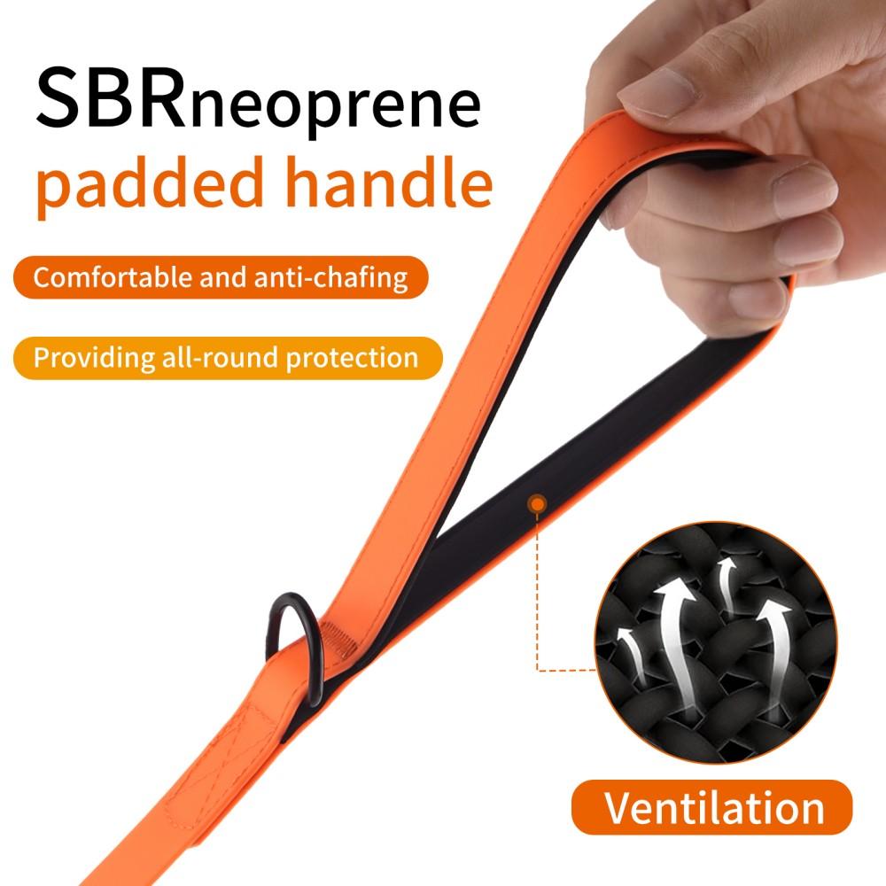 Waterproof Dog Leash, 3M/5M/10M/15M/20M/30M Dog Walking Leash for Outside, Durable PVC Long Line Tracking Lead with Padded Hand