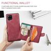 Compatible For Samsung Galaxy A42 5G Case JEEHOOD J01 Retro Leather Phone Back Cover with Detachable Magnetic Card Holder