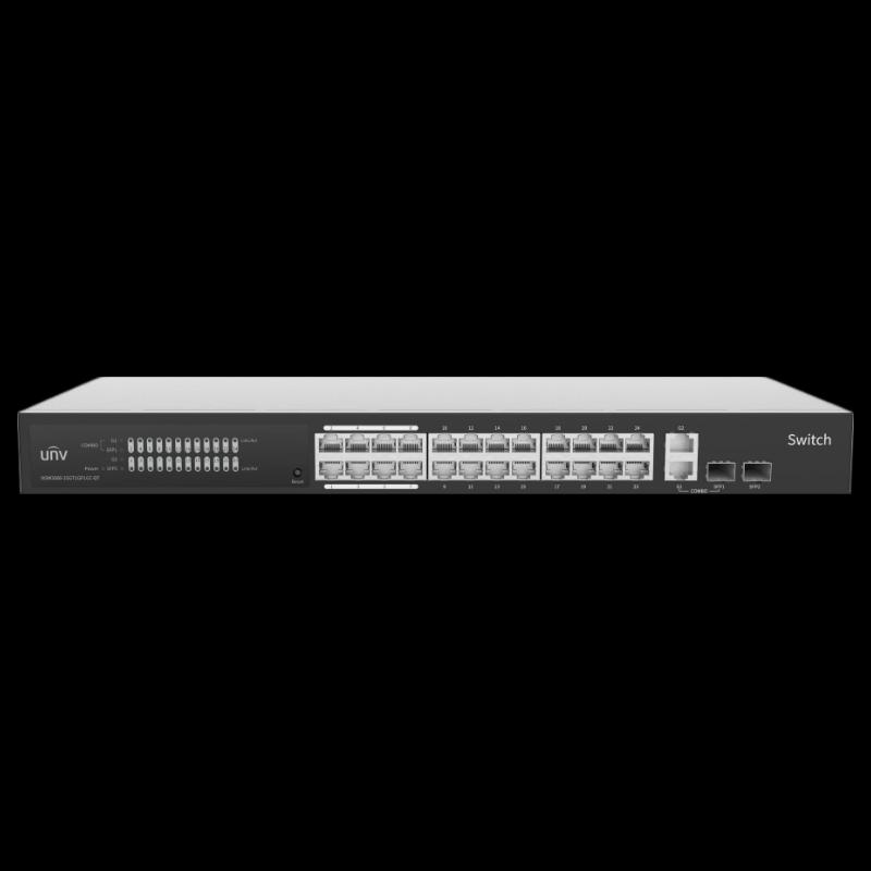 Uniview 24-Port Gigabit Cloud Managed Switch CN Plug (adapter Included)