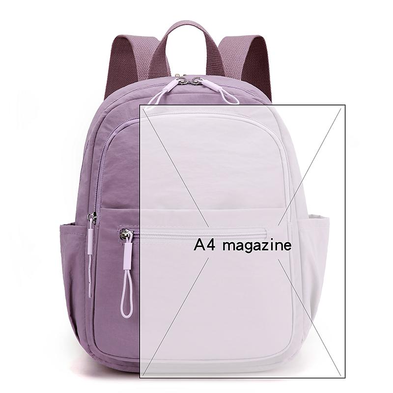 Mini Nylon Backpack Small Travel Backpack Portable Travel Backpack and Multi Pocket Design Suitable for Daily Commute Work Shopping and Short Trips