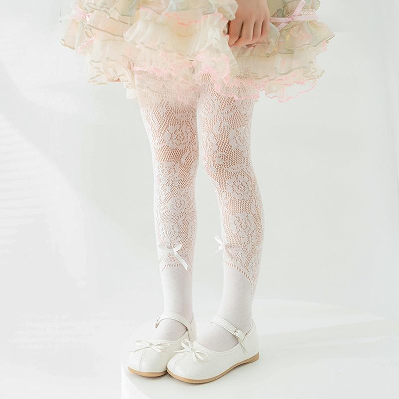 Eleganckie, dziewczęce rajstopy Chic Simplicity Kids Girl w jednolitym kolorze, modne, koreańskie legginsy, pończochy, jesień, wiosna, grube, bawełniane rajstopy