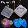 Creative Handmade DIY New Silicone Molds Heart-shaped Square Storage Box Mold Resin Jewelry Crafts Casting Mold Accessories