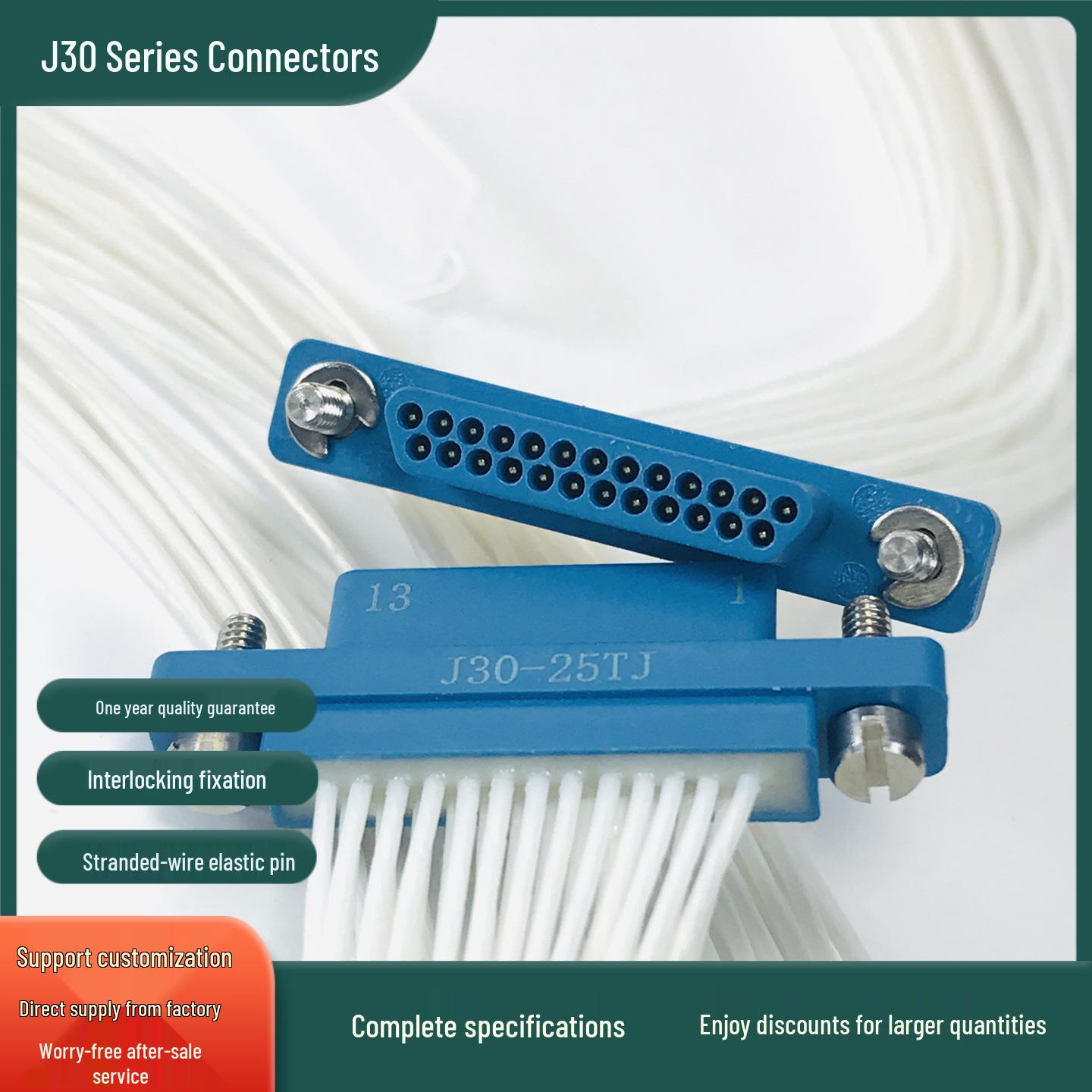 

J30 Electrical Signal Plugs: 25TJL-500, 25ZKP-300, 25ZKW, 25ZKN-J Plastic Shell Dustproof Cover Model