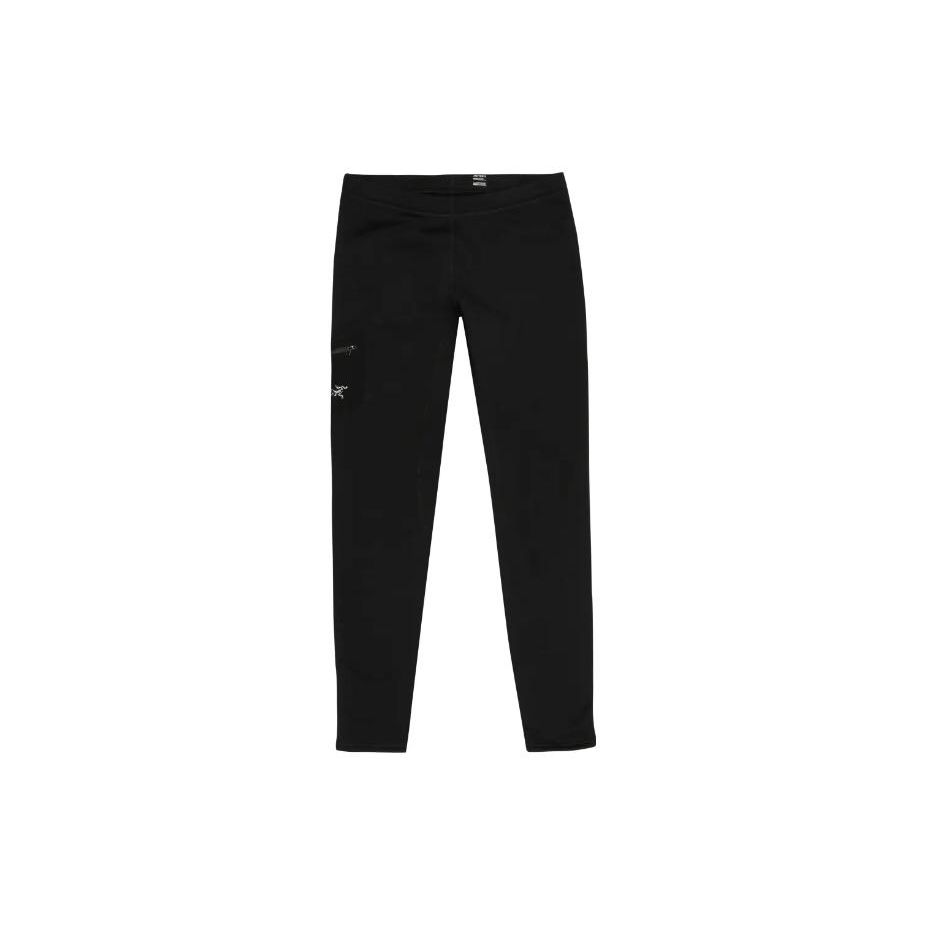 Arcteryx Rho Ar Bottom Fleece Lined Compression Leggings Women bottoms Black 11274