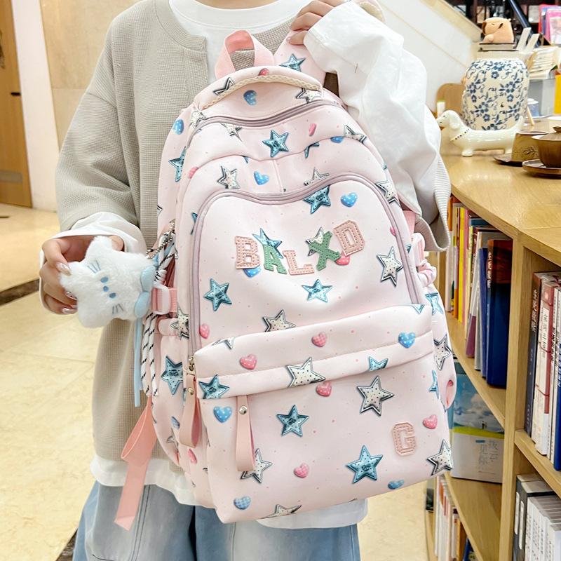 Schoolbag Girls Schoolbag 1011 New High School Students High Value Ins Wind Backpack High School Students Large Capacity Backpack