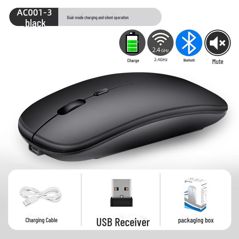 Ultra-Thin Portable Luminous Bluetooth Wireless Mouse