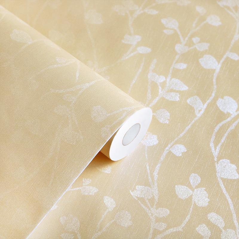Self-Adhesive Waterproof Linen Texture Wallpaper for Bedroom and Living Room
