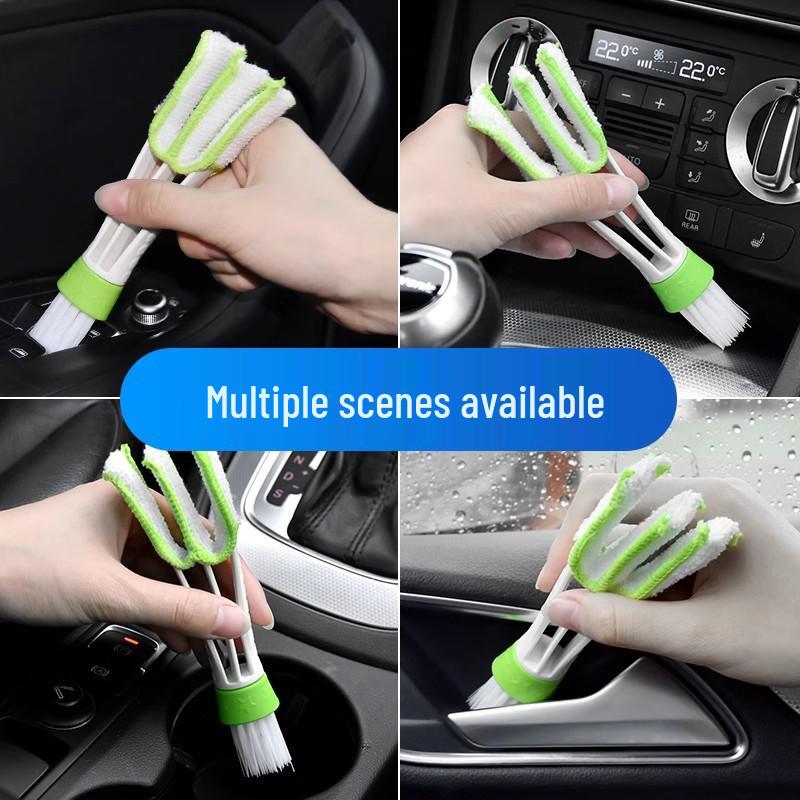 Double-Headed Car Air Vent & Dashboard Cleaning Brush