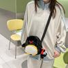 Cartoon Duffle Bag For Women With Plush Material And Large Capacity For Daily Use