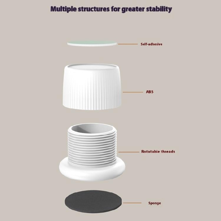 2Pcs Antislip Adjustable Furniture Leg Pads Sofa Table Leveling Feet Furniture Support Pads Height Adjustable Table Feet