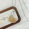 Unique Design 3 Colors Brush Tassel Pendant Necklaces For Women Casual  Long Chain Neck Jewelry Gift