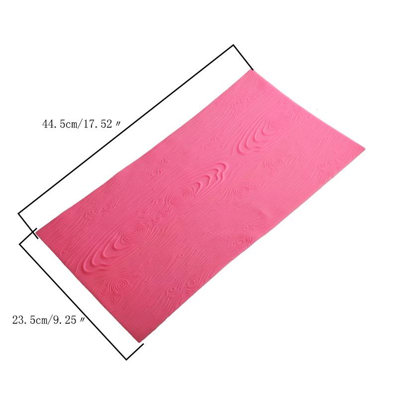 1pc Wood Pattern Fondant Silicone Mould Mat Tree Bark Texture Cake Decoration Sugar Mold Baking Sugarcraft Chocolate Mold
