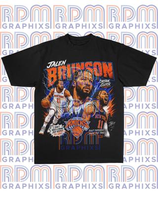 Jalen Brunson Knicks Comic Bootleg T-shirt
