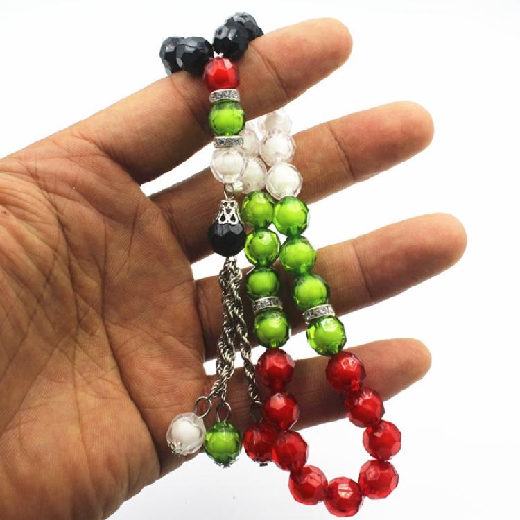 10mm Gebetsperlen Islam Zähler 33 Fingerperlen Muslimisches Rosenkranz Religiöser Schmuck