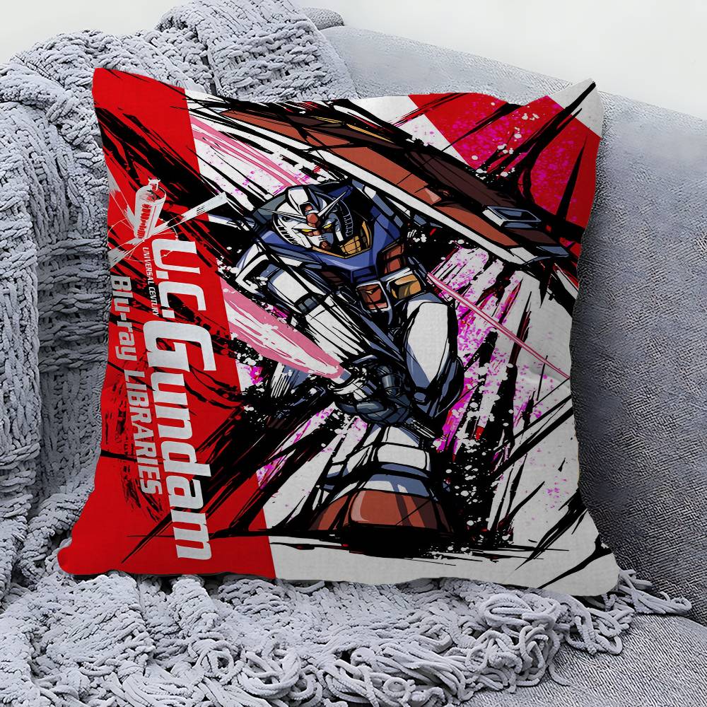 Anime G-Gundams Personalized Pillow Cover Kids Bedroom Wild Party Decor Pillowcase Kid Birthday Shower Gift