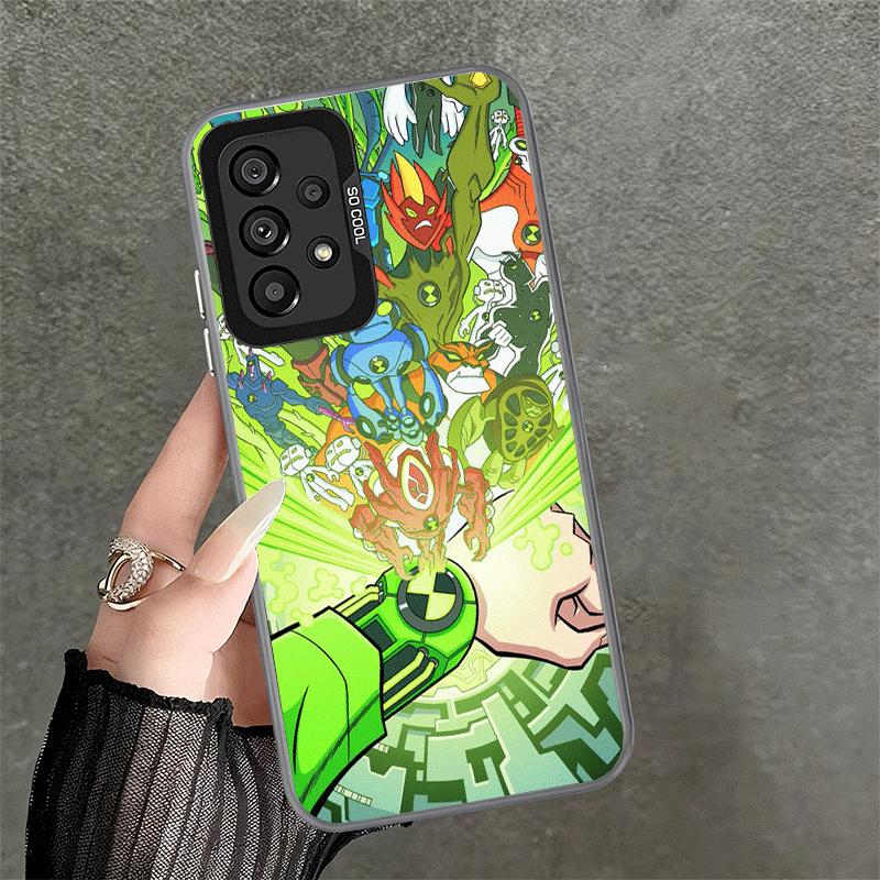 Cartoon Ben 10 Soft Phone Case for Samsung A17 A16 A15 A14 A13 A57 A56 A55 A54 A53 A37 A36 A35 A34 A33 A26 A25 A24 A23 A52