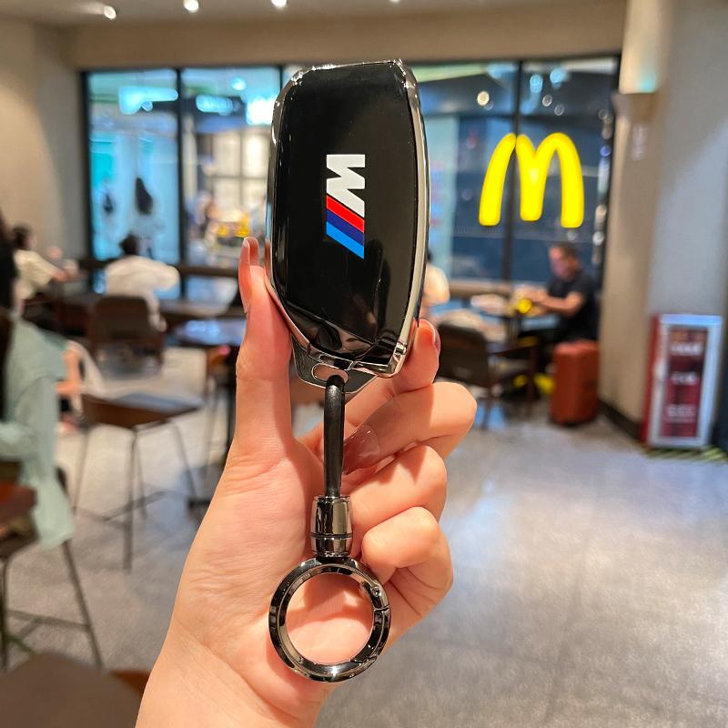 Fashion Car Key Case Cover Shell Remote Keychain For BMW 7 Series G70 G09 XM U06 G81 M3 2023 i7 X7 G07 LCI iX I20 X1 U11 Keyless sdbf49