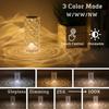 Round LED Crystal Table Lamp Touch Remote Control RGB Romantic Rose Colour Changing For Bedroom Bedside Decoration Night Lights