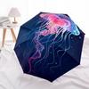 1pc Jellyfish Jelly - Automatic Opening/Closing Outdoor Umbrella with 3-Fold Design and Iron Frame for Fans, Travelers, Daily Use, and Gifts.L034