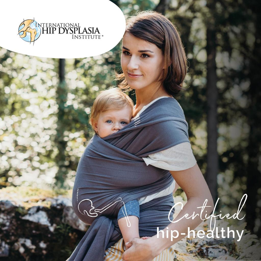 Boba Wrap Baby Carrier Authorized Distributor Dark (Japanese Product) (Organic Gray)