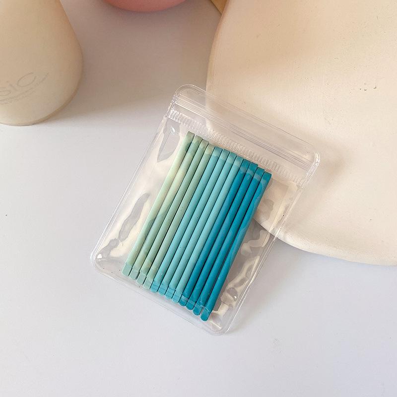 12Pcs/Set Candy Color Hairpins for Women Lady Bobby Pins Invisible Wave Curly Bride Disposable Hairgrip Barrette Hair Clips