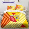 Set Biancheria da Letto con Fantasia a Lenti RC Copripiumino Federa Decorazione per la Casa Regalo (1 * copripiumino + 2 * federa, senza nucleo)